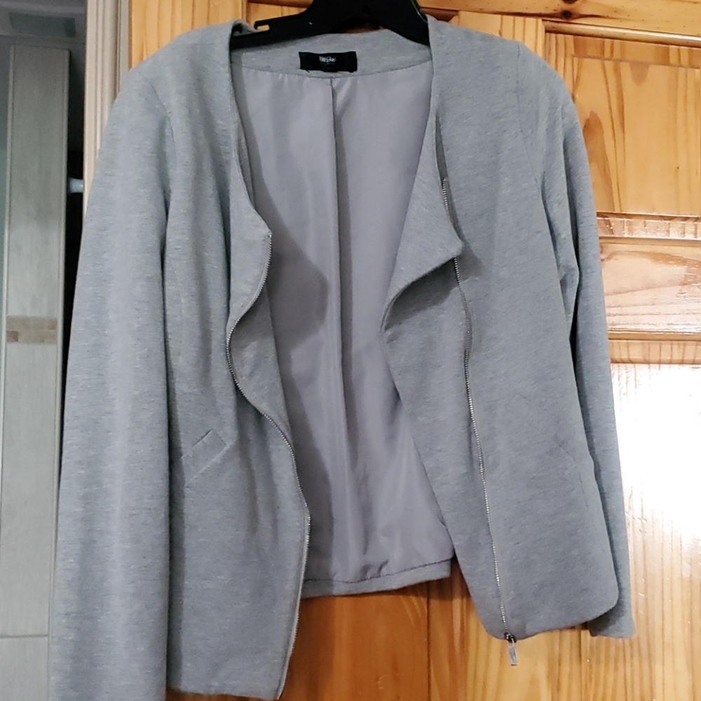 Gray Mossimo cardigan/blazer